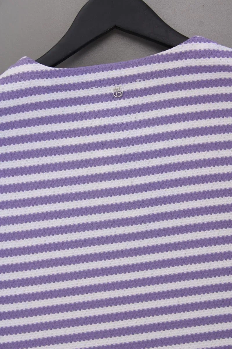 Bonita Ringelshirt Gr. M gestreift Kurzarm lila
