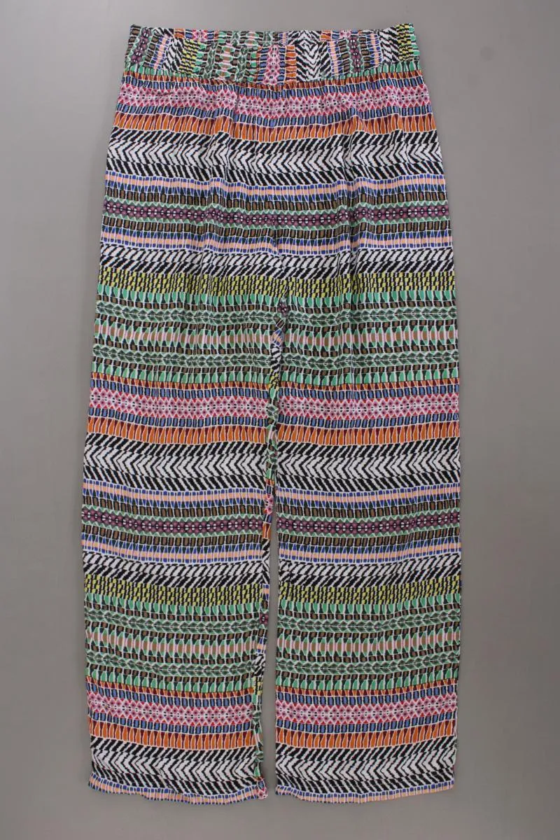 Jacqueline de Yong Stoffhose Gr. 38 geometrisches Muster neuwertig mehrfarbig