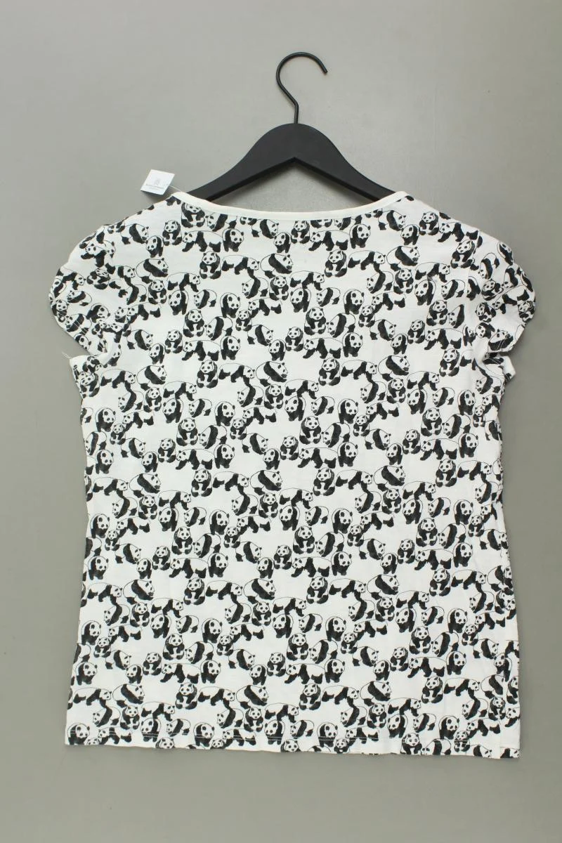 edc by Esprit Printshirt Gr. S mit Tierdruck Kurzarm weiß