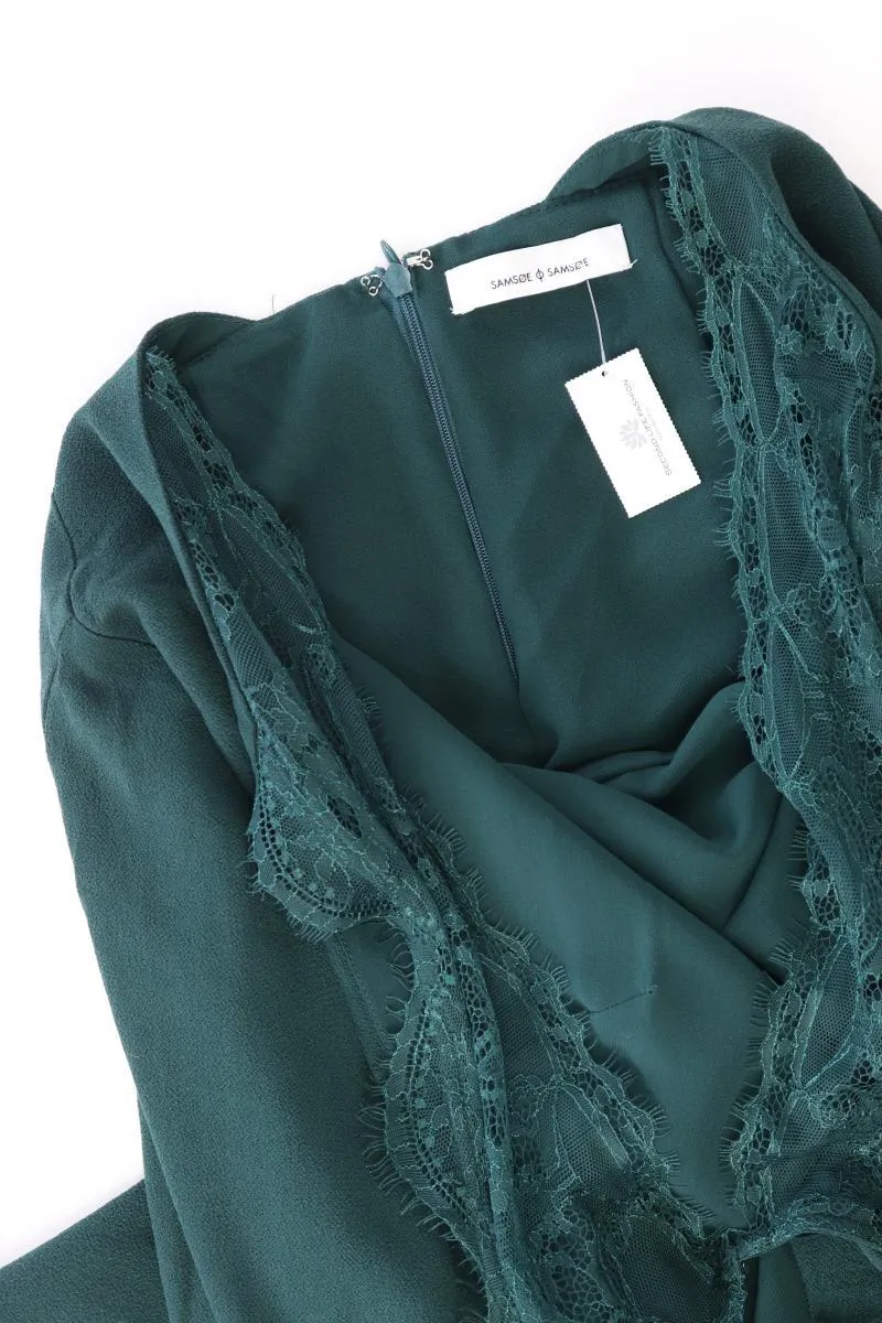 SamsøeSamsøe Abendkleid Gr. L Ärmellos grün aus Polyester