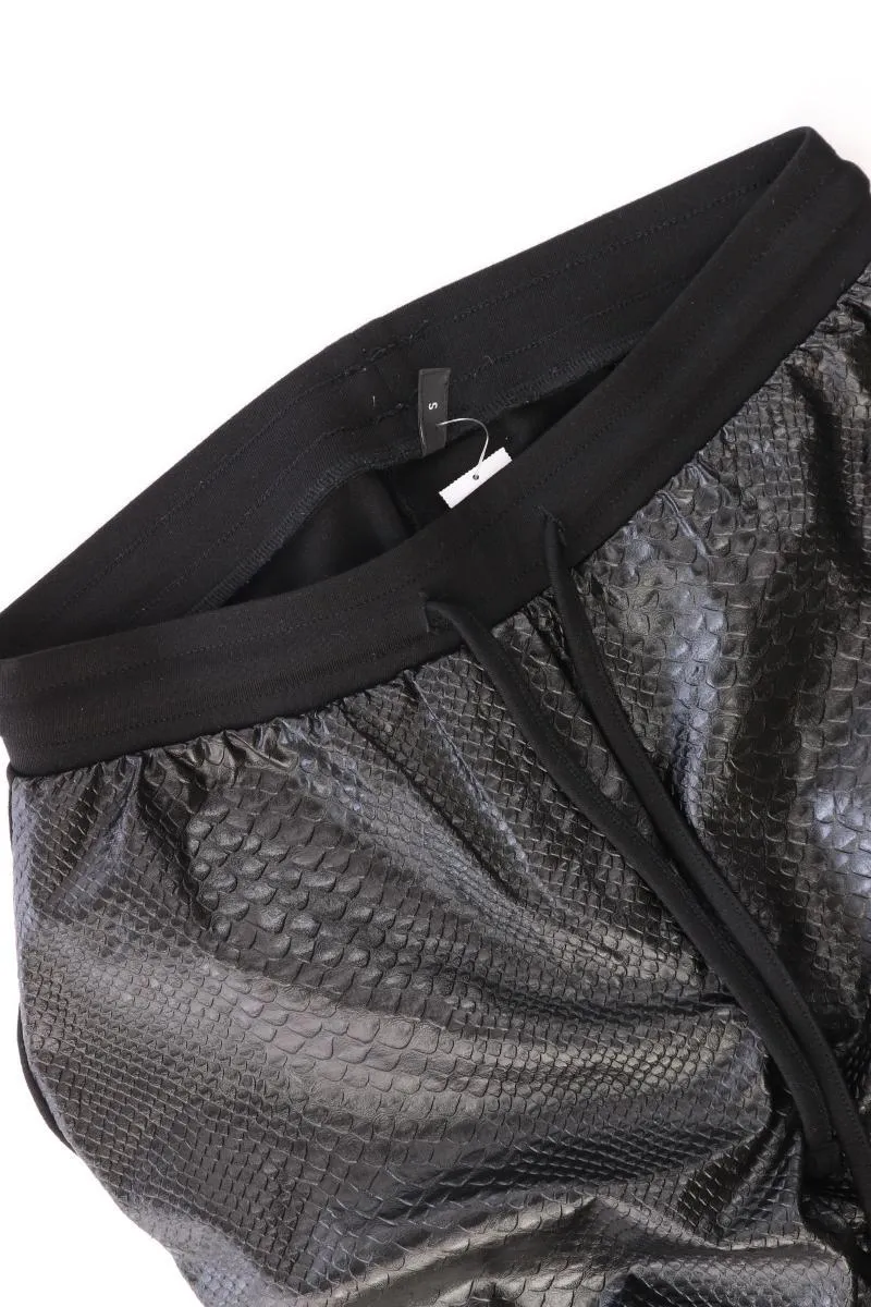 Calzedonia Kunstlederhose Gr. S schwarz