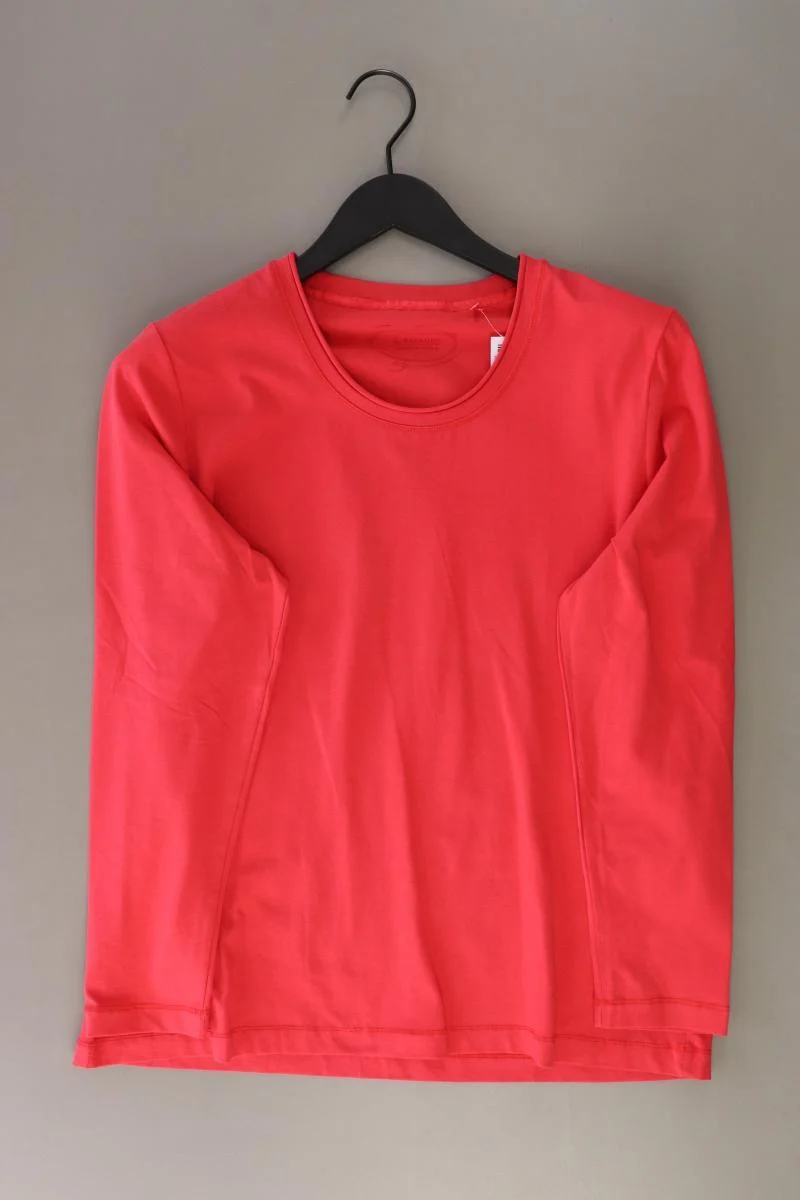 Gina Laura Longsleeve-Shirt Gr. L Langarm rot aus Baumwolle