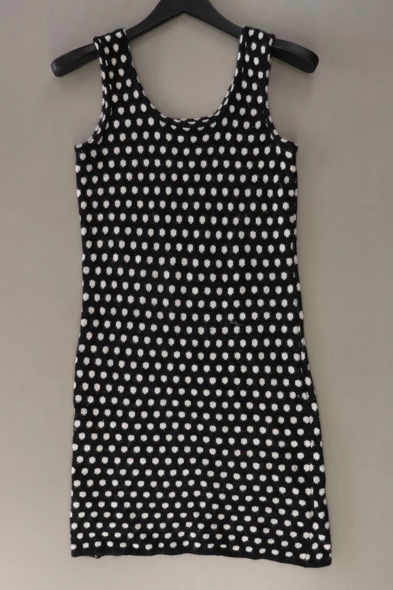 Lavand Wollkleid Gr. XS gepunktet Träger schwarz
