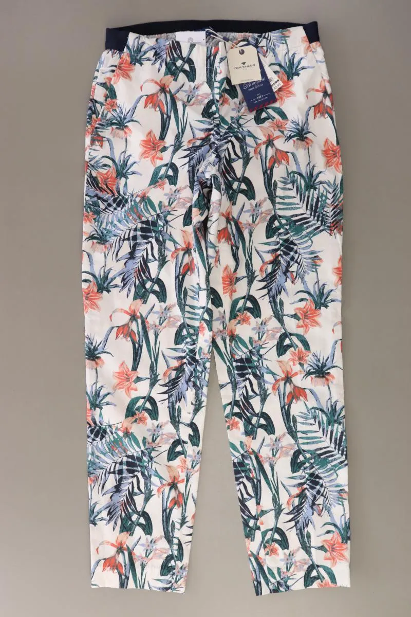 Tom Tailor Stoffhose Gr. 38/L32 mit Blumenmuster neu mit Etikett mehrfarbig
