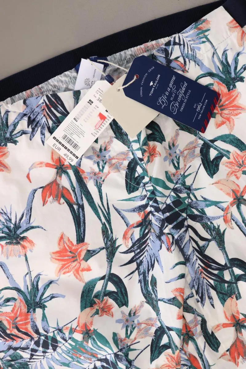 Tom Tailor Stoffhose Gr. 38/L32 mit Blumenmuster neu mit Etikett mehrfarbig