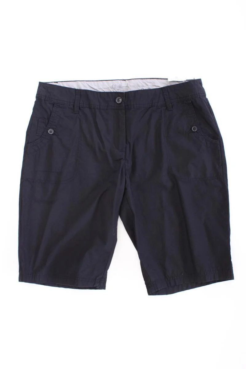 s.Oliver Shorts Gr. 44 schwarz aus Baumwolle