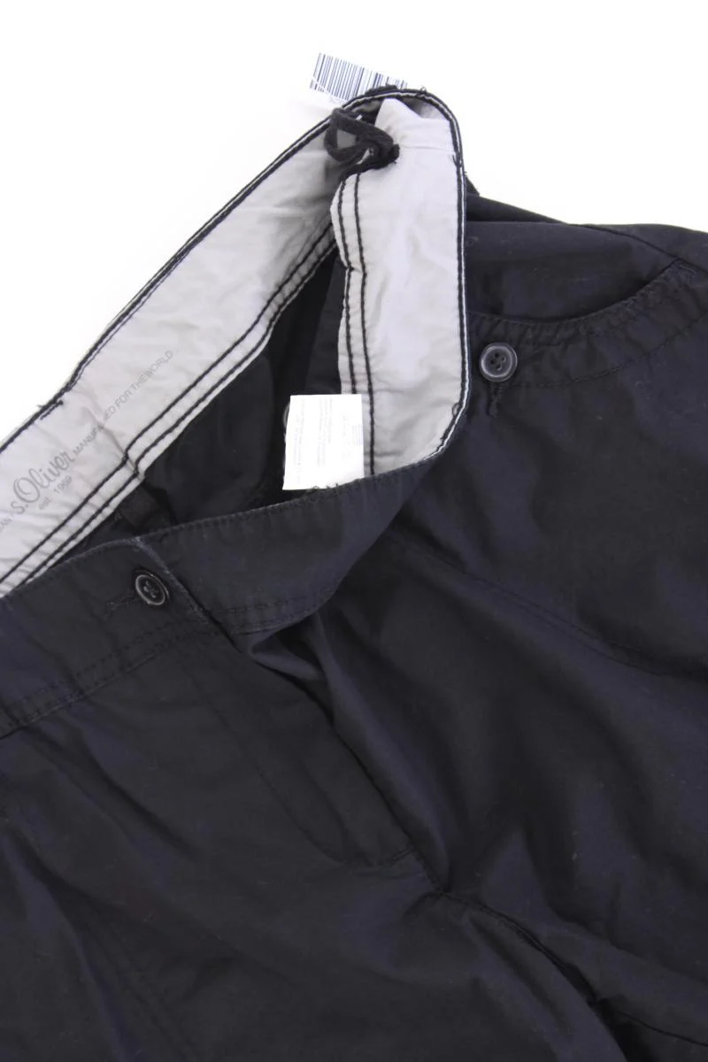 s.Oliver Shorts Gr. 44 schwarz aus Baumwolle