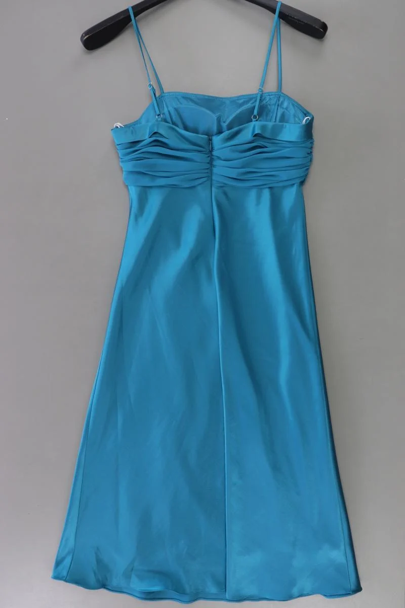 NOX Abendkleid Gr. M Träger türkis aus Polyester