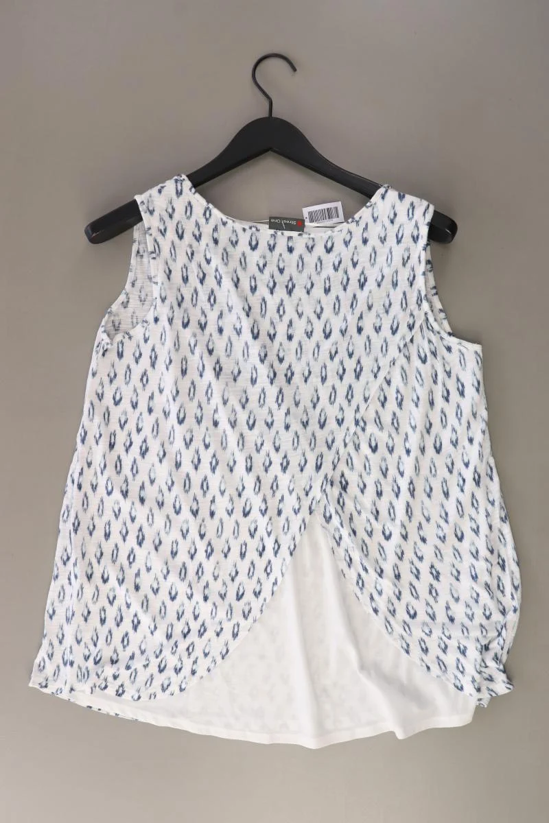 Second Hand Outfit Größe L mit Street One Ärmellose Bluse in Gr. 42