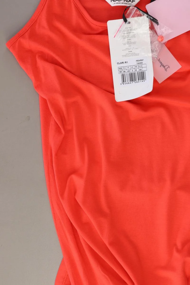 NAF NAF Trägerkleid Gr. 36 neu mit Etikett rot aus Viskose