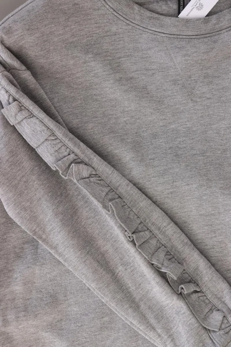 Scotch & Soda Langarmkleid Gr. S grau aus Baumwolle