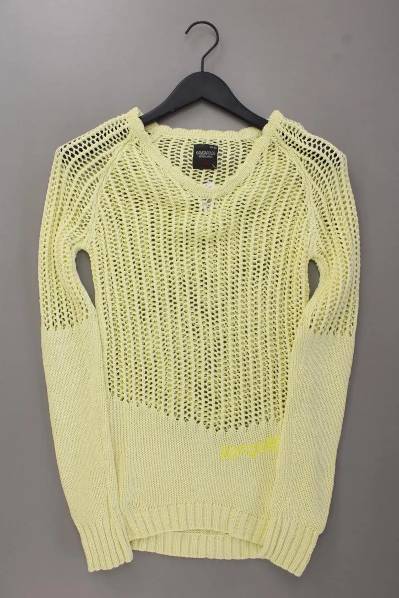 Kangaroos Langarmpullover Gr. 36/38 gelb aus Baumwolle