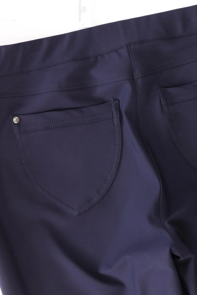 Peter Hahn Stoffhose Gr. Kurzgröße 23 blau aus Polyester