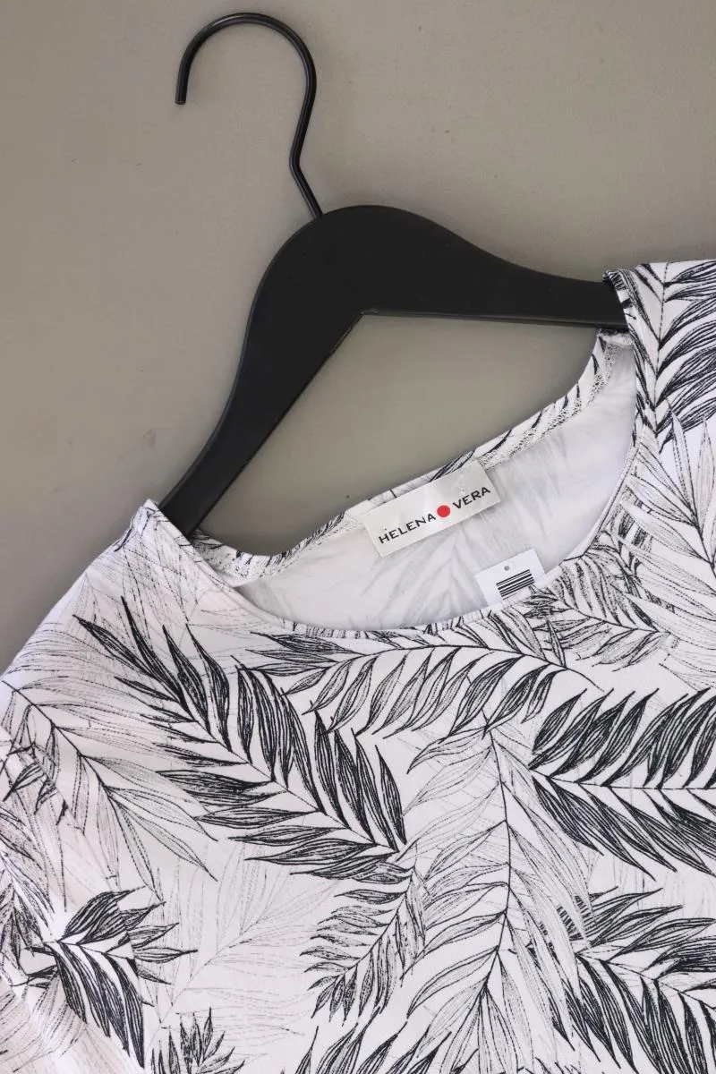 Helena Vera Printshirt Gr. 44 Kurzarm grau aus Viskose