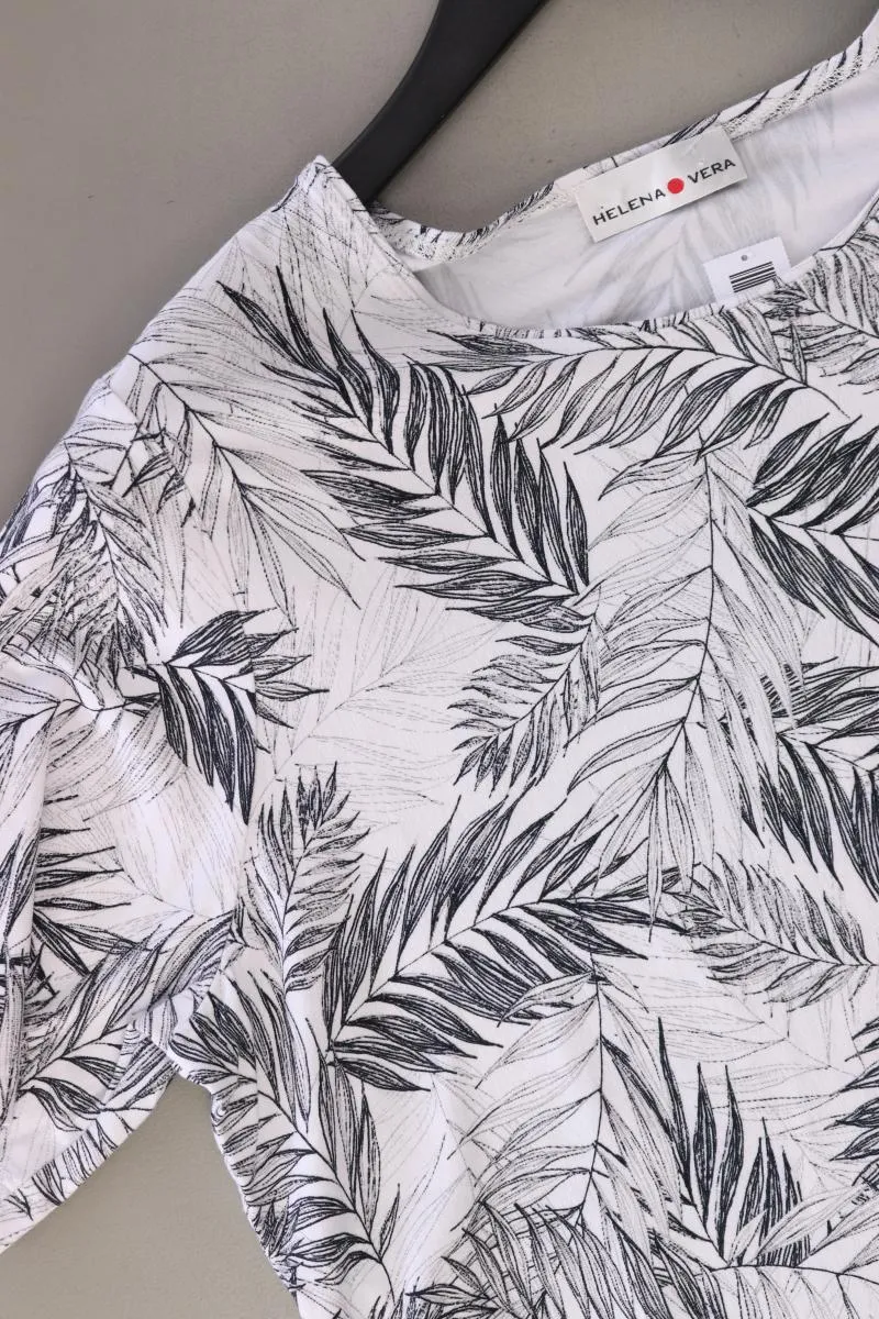 Helena Vera Printshirt Gr. 44 Kurzarm grau aus Viskose