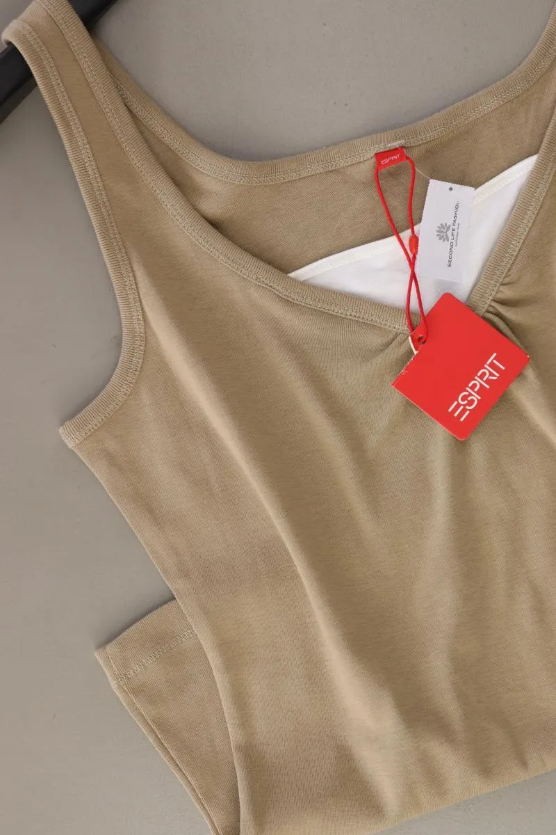 Esprit Trägertop Gr. L neu mit Etikett Vintage braun aus Baumwolle