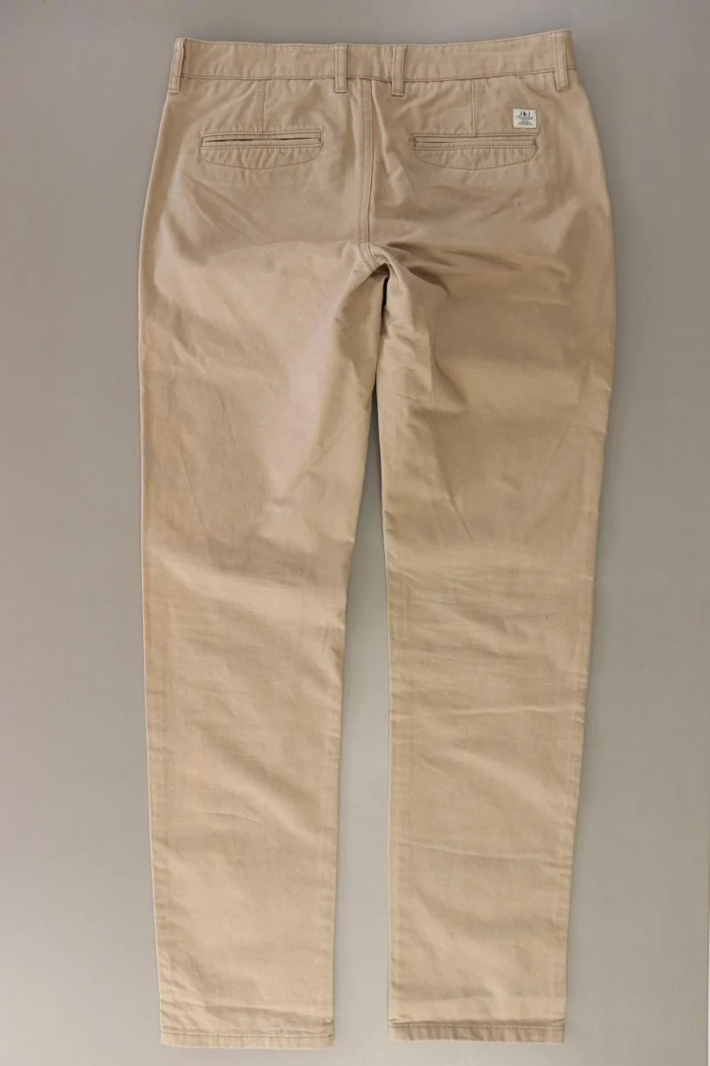 Jack & Jones Chinohose für Herren Gr. W32/L32 creme aus Baumwolle