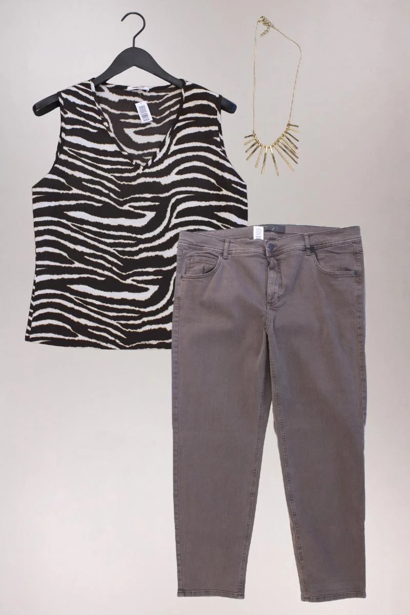 Second Hand Outfit Größe XXL mit Trägertop in Gr. XXL und Halskette
