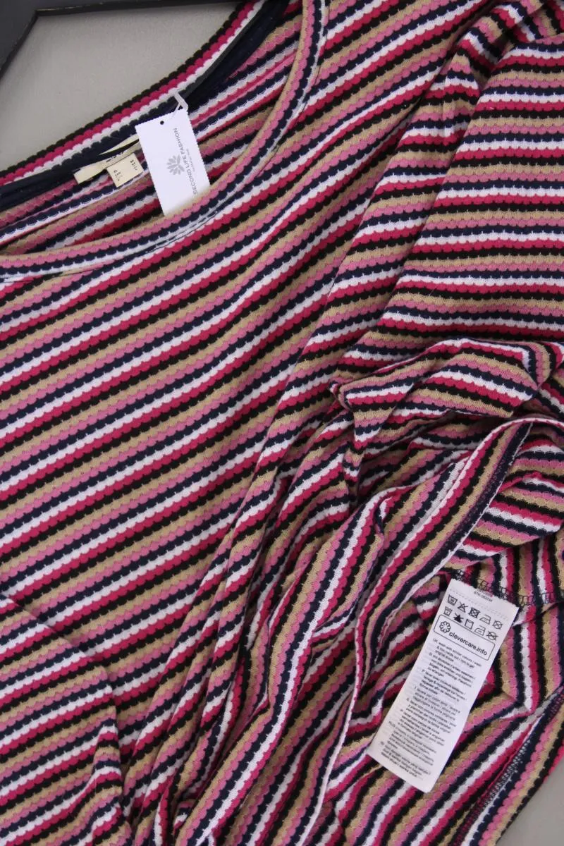 edc by Esprit Ringelshirt Gr. M gestreift Langarm mehrfarbig aus Polyester