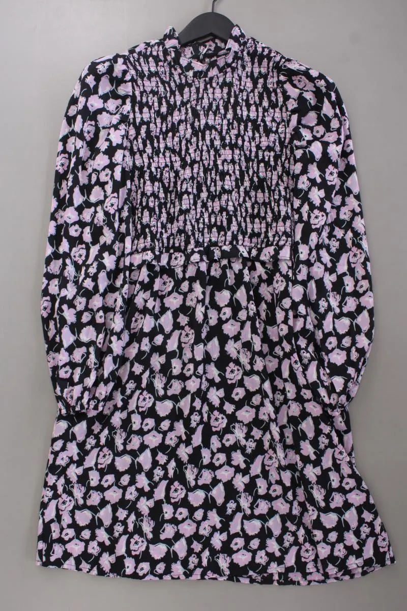 Vero Moda Langarmkleid Gr. S mit Blumenmuster lila aus Polyester