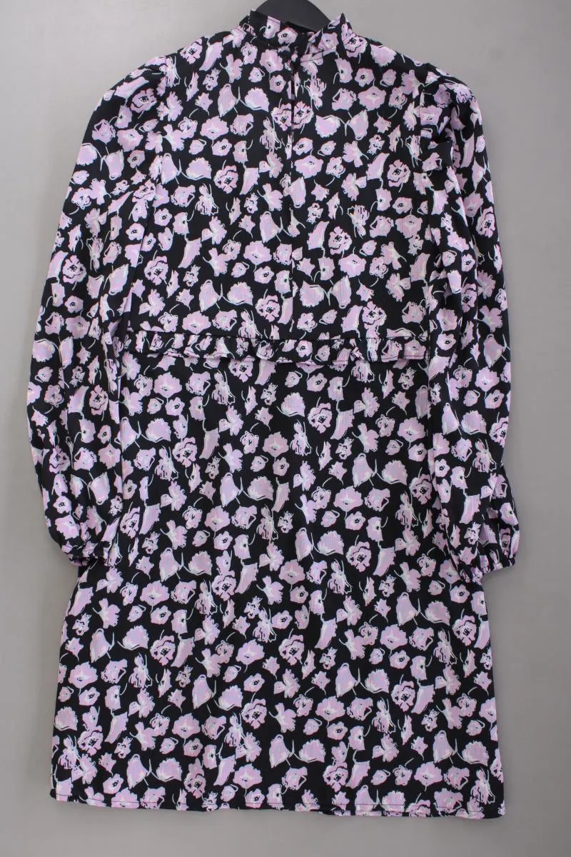 Vero Moda Langarmkleid Gr. S mit Blumenmuster lila aus Polyester