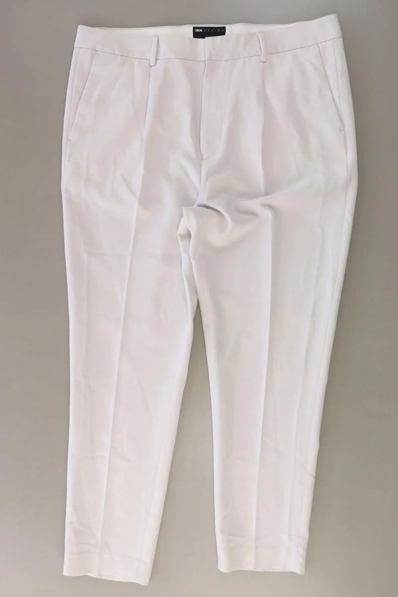 Asos Anzughose für Herren Gr. W36/L32 grau aus Polyester