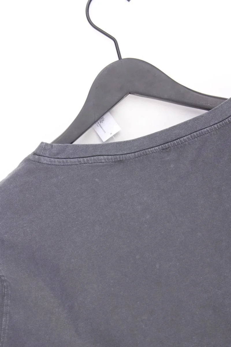 Mango T-Shirt Gr. XL neu mit Etikett Kurzarm grau aus Baumwolle