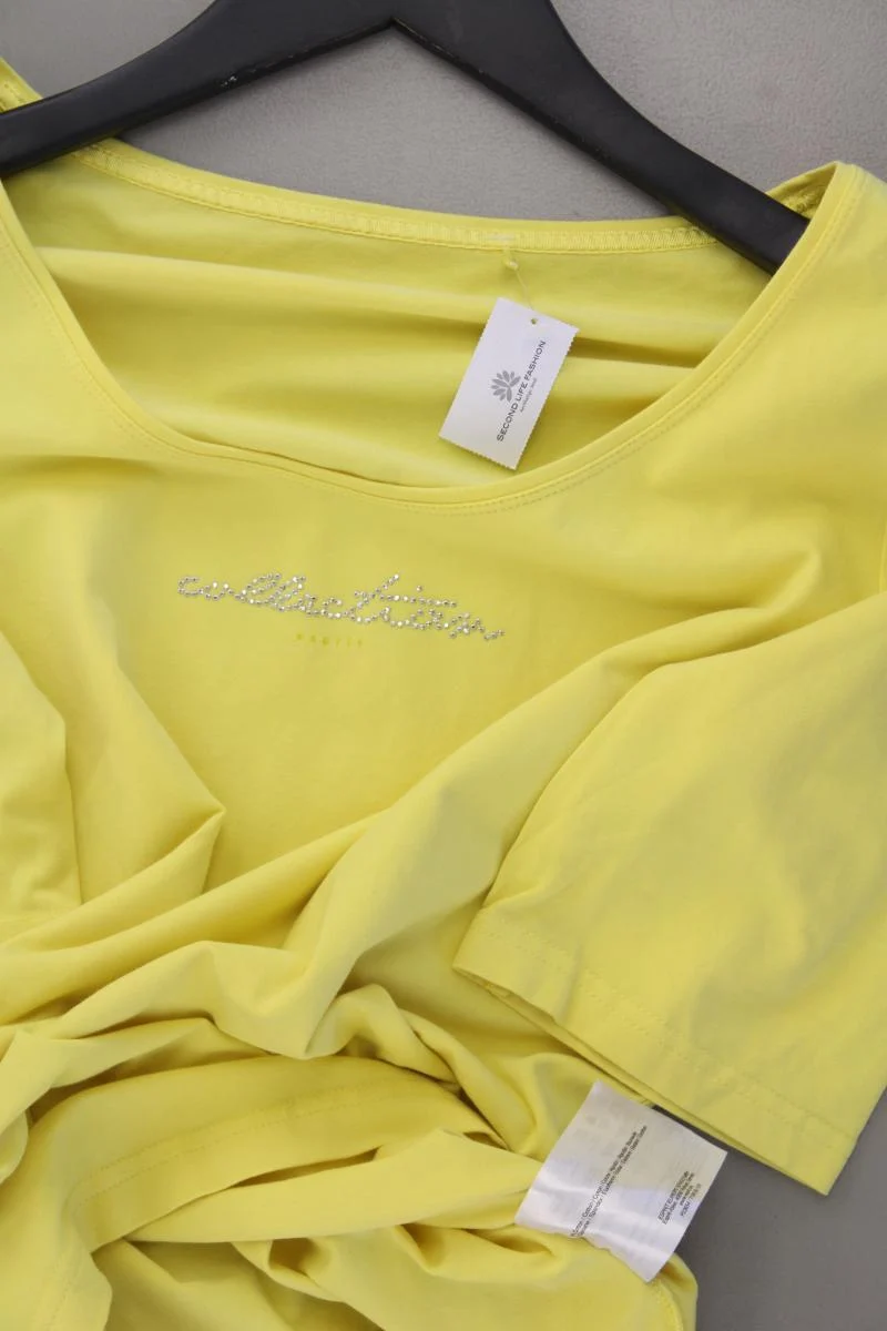 Esprit T-Shirt Gr. XL Kurzarm gelb aus Baumwolle
