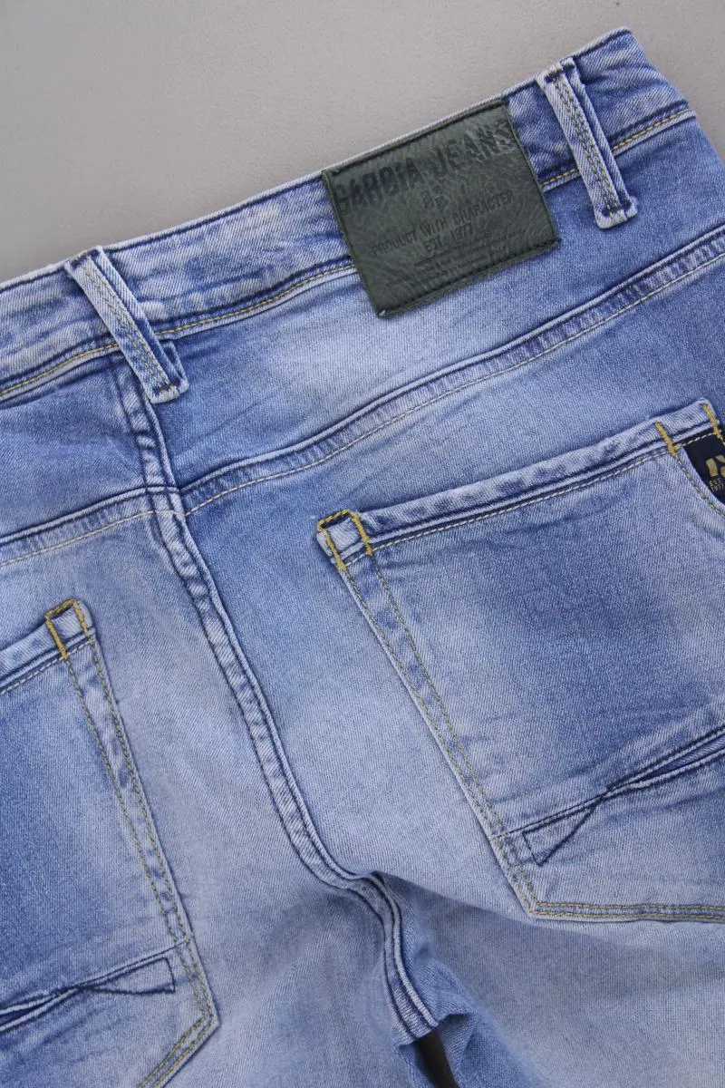Garcia Jeans Straight Jeans für Herren Gr. M blau