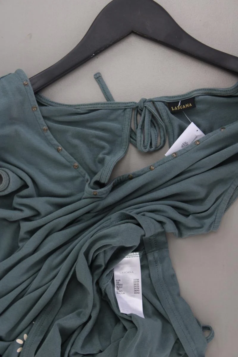 Lascana Jerseykleid Gr. 32/34 neuwertig Ärmellos grün aus Viskose