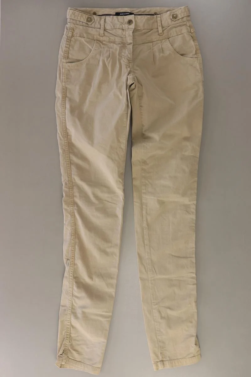 More&More Chinohose Gr. 34 braun aus Baumwolle