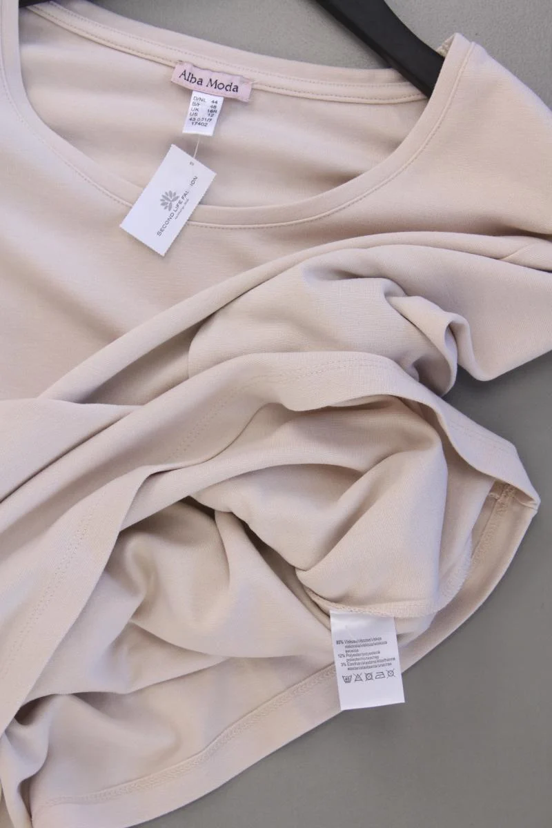 Alba Moda Classic Pullover Gr. 44 creme aus Viskose