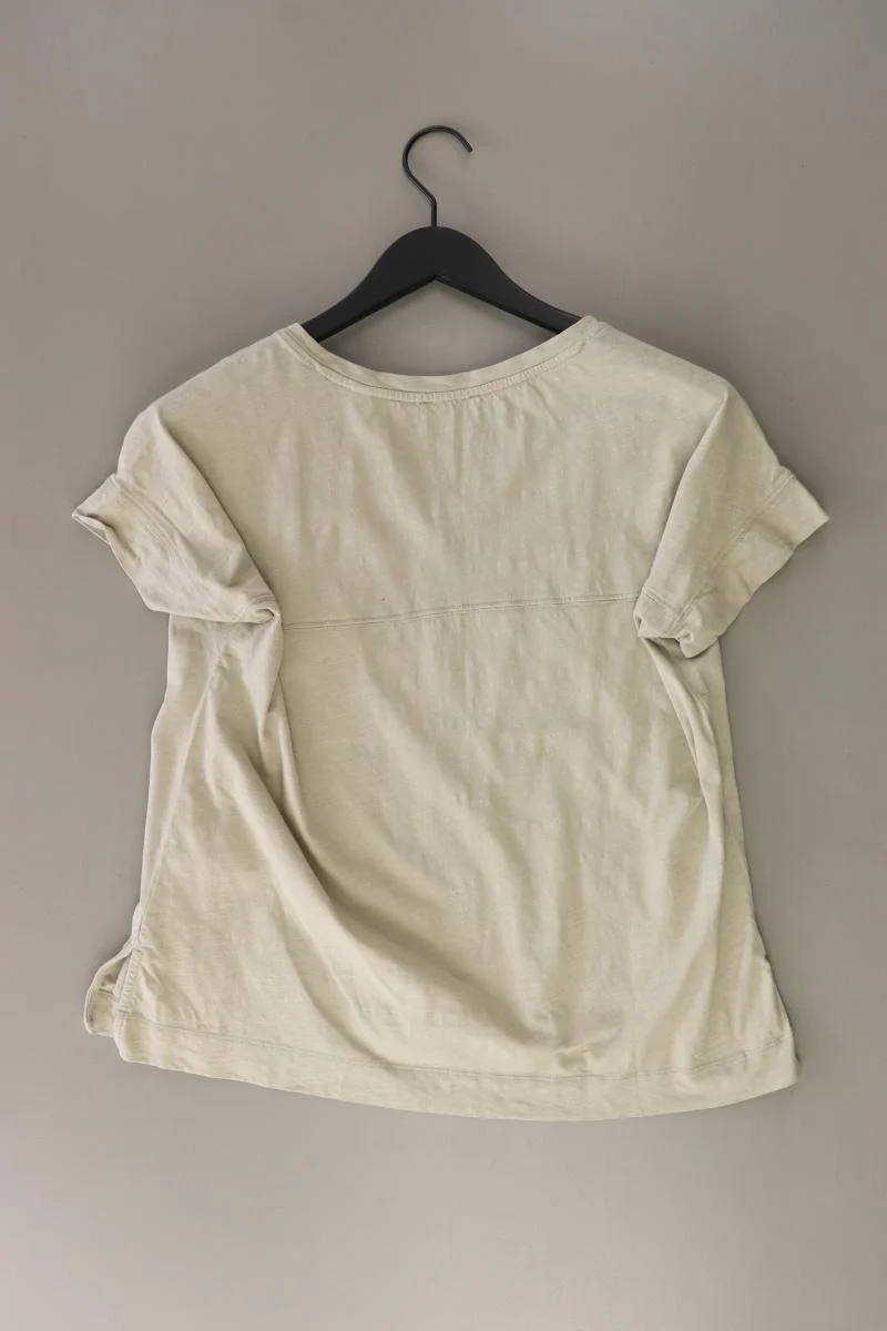 Esprit Shirt mit V-Ausschnitt Gr. M Kurzarm grün aus Baumwolle