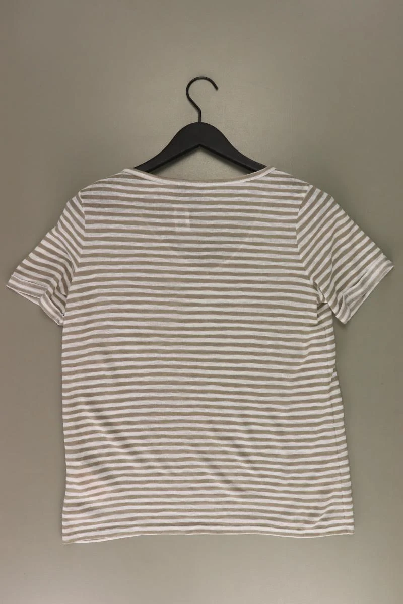 Object Ringelshirt Gr. M gestreift Kurzarm grau aus Polyester