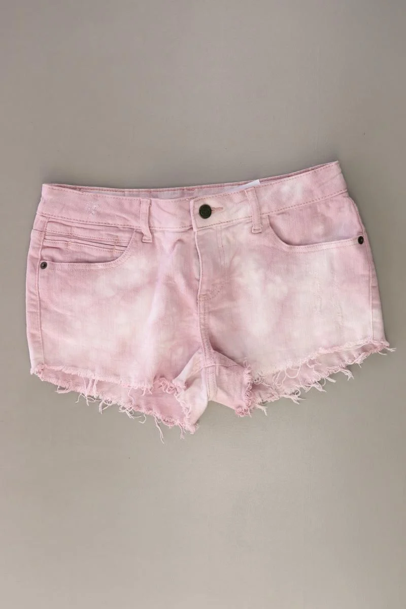 Buffalo Hotpants Gr. 38 mit Batikmuster rosa aus Baumwolle