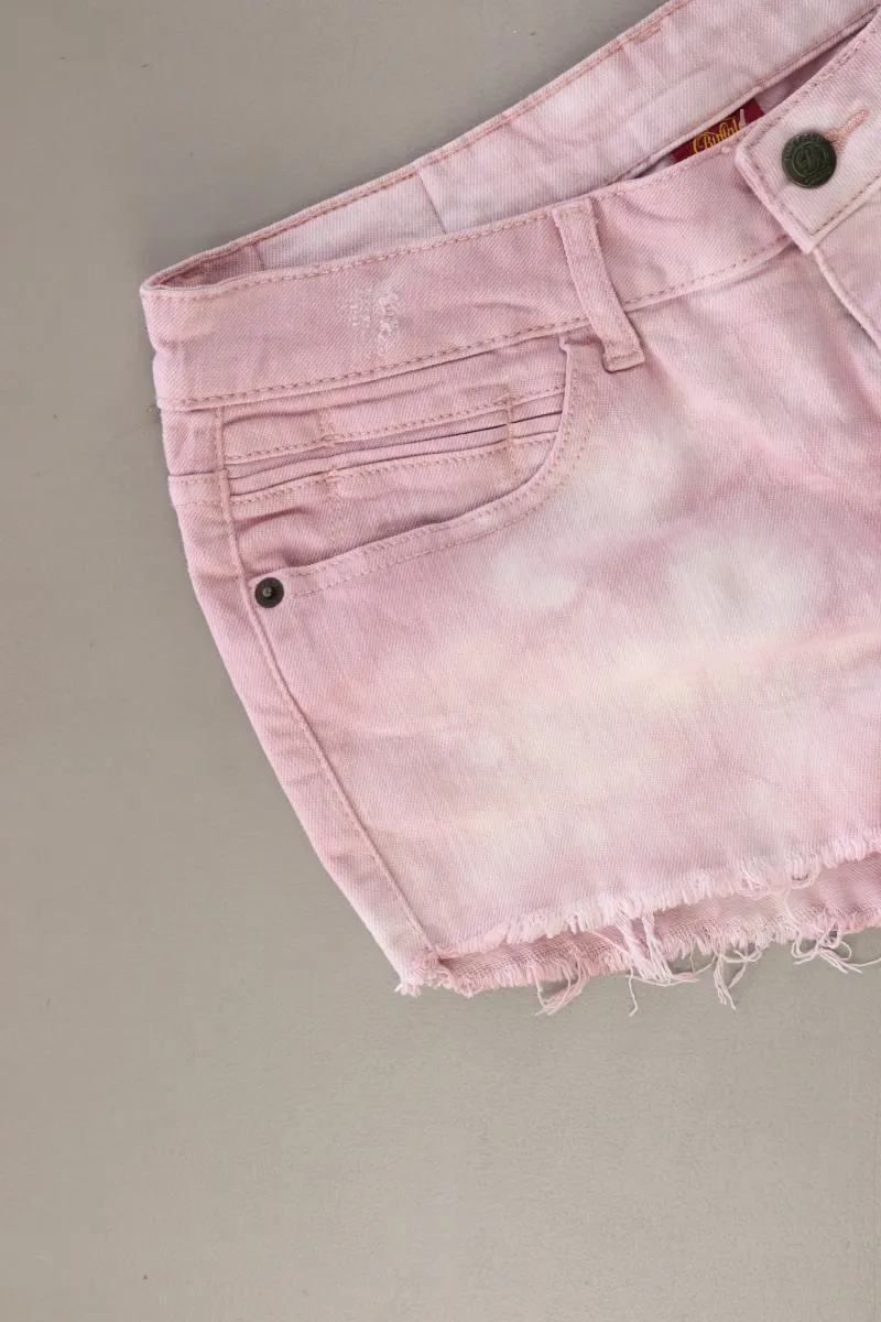 Buffalo Hotpants Gr. 38 mit Batikmuster rosa aus Baumwolle