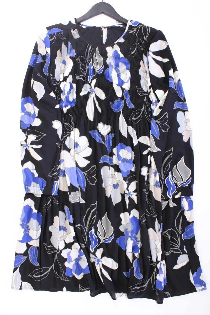 Betty Barclay Langarmkleid Gr. 46 mit Blumenmuster neu mit Etikett blau