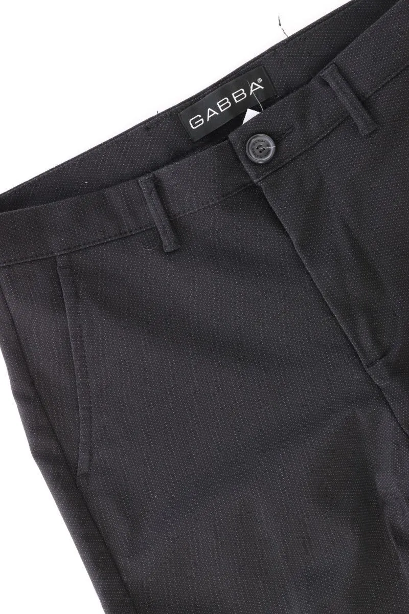 Gabba Stoffhose für Herren Gr. S schwarz aus Baumwolle