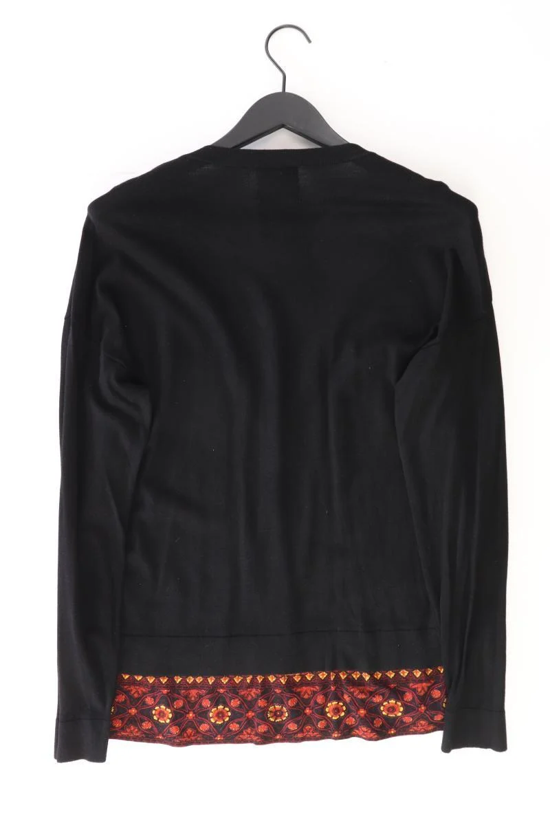 Desigual Strickjacke Gr. L Langarm schwarz aus Viskose