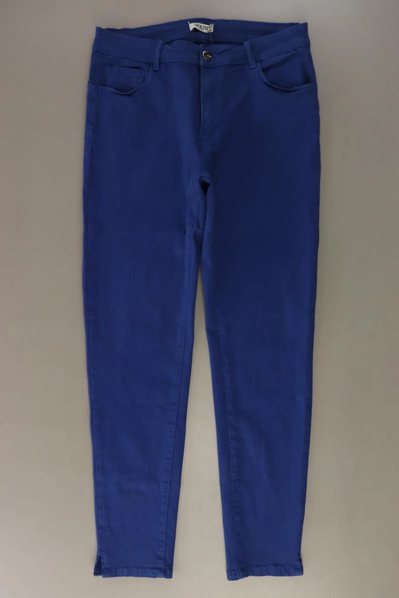 ZAC&ZOE Hose Gr. 42 blau aus Baumwolle