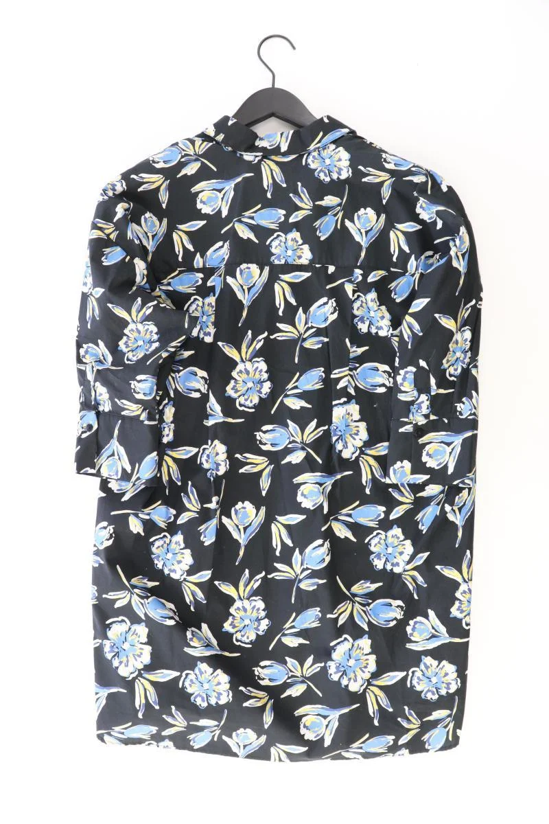 Zara Regular Tunika Gr. M mit Blumenmuster neuwertig blau aus Baumwolle
