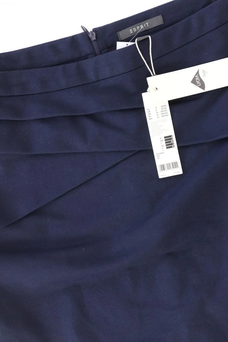 Esprit Rock Gr. L neu mit Etikett Neupreis: 49,99€! blau aus Baumwolle