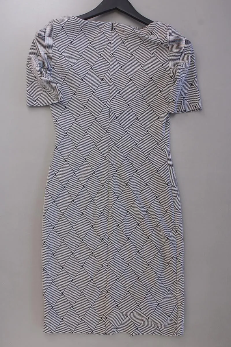 Mango Bleistiftkleid Gr. XS Kurzarm grau aus Polyester