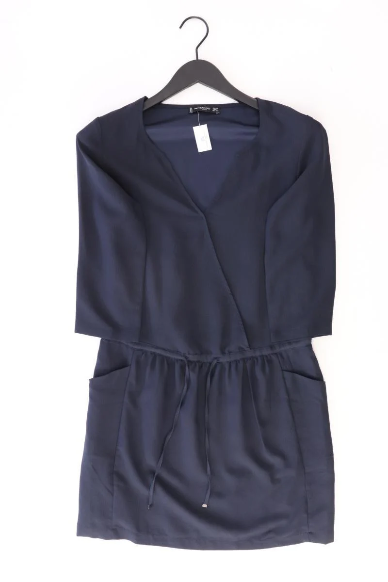Mango Etuikleid Gr. XS 3/4 Ärmel blau aus Polyester
