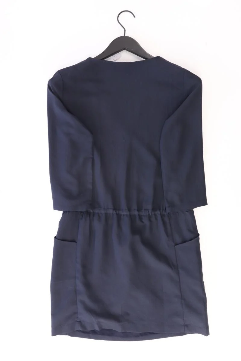 Mango Etuikleid Gr. XS 3/4 Ärmel blau aus Polyester