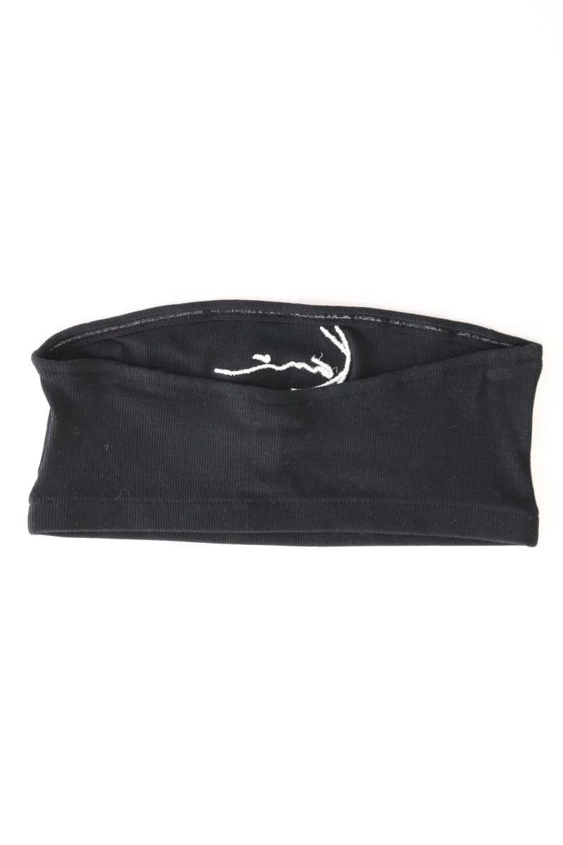 KARL KANI Bandeau-Top Gr. S schwarz aus Baumwolle