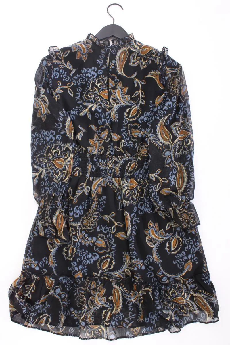 Only Langarmkleid Gr. L mit Paisleymuster schwarz aus Polyester
