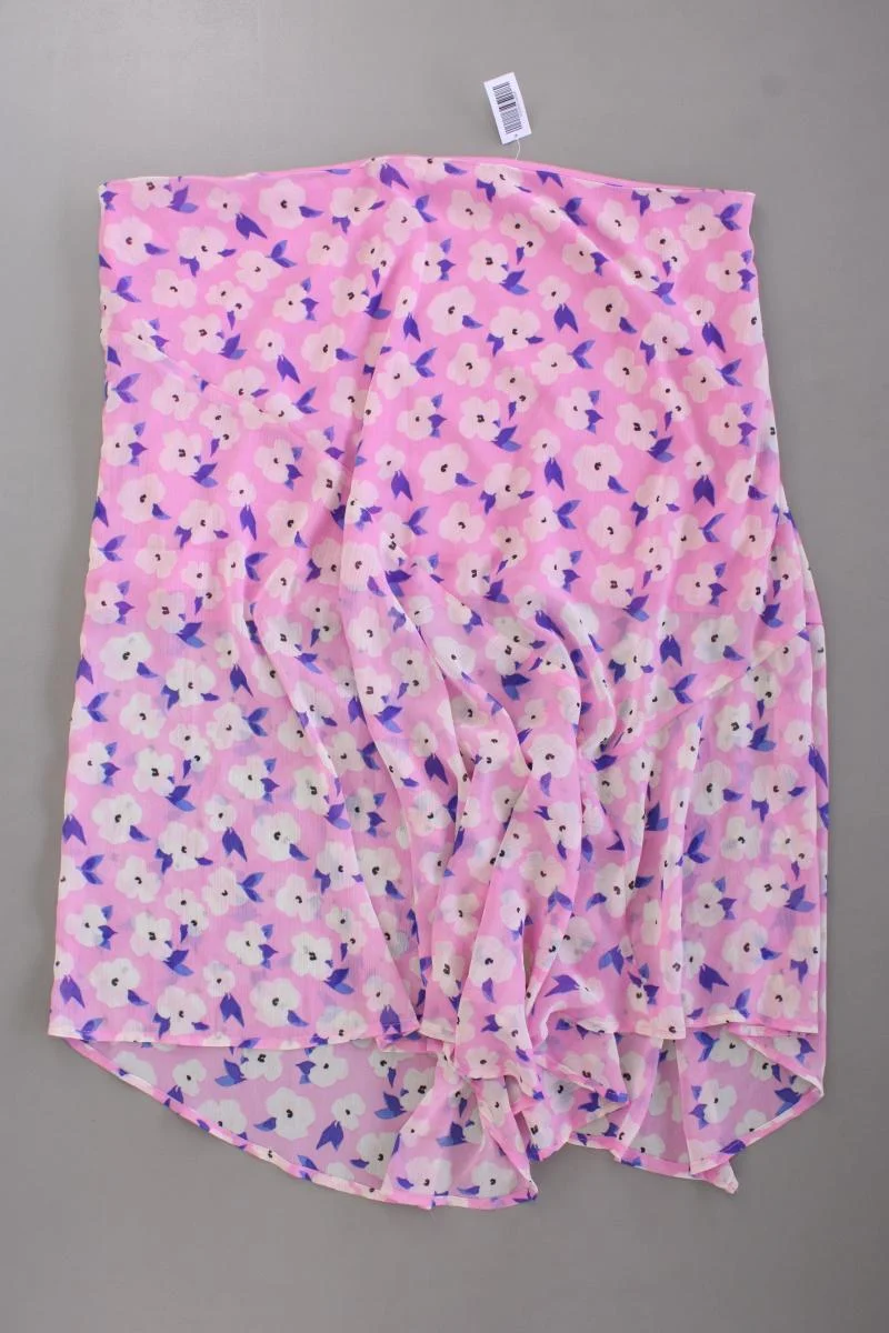 Midirock Gr. 48 mit Blumenmuster pink