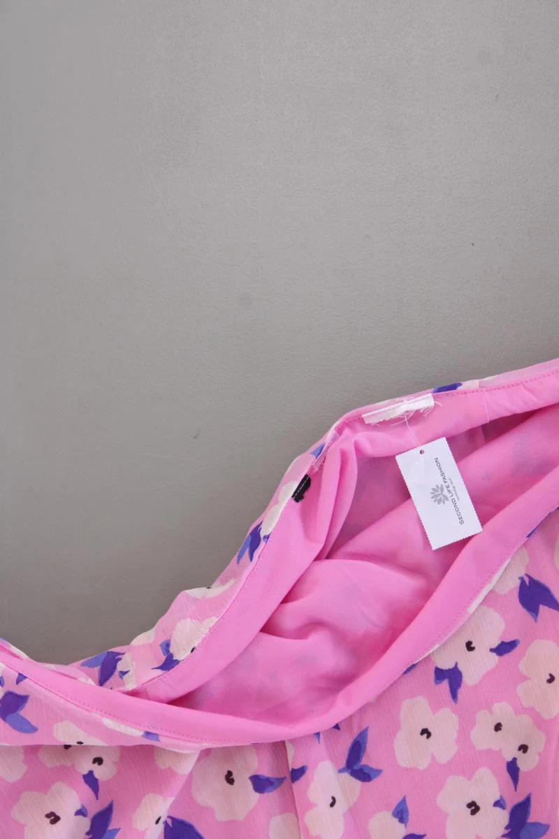 Midirock Gr. 48 mit Blumenmuster pink