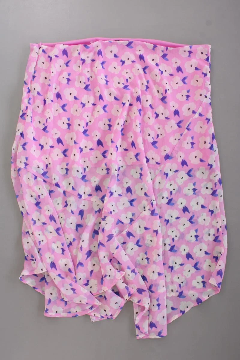 Midirock Gr. 48 mit Blumenmuster pink